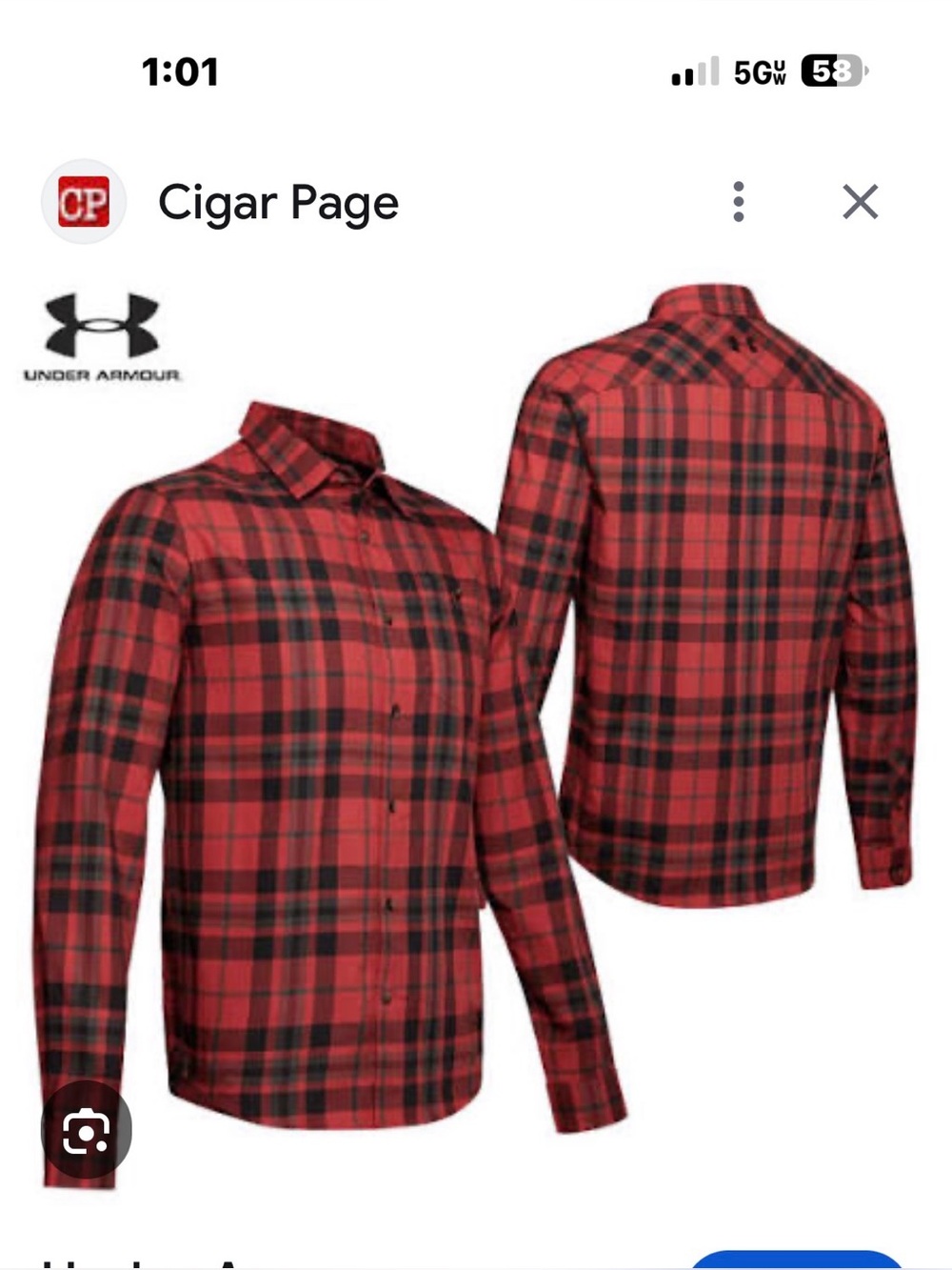 Under Armour Tradesman Light Weight Flannel